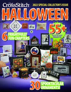 HALLOWEEN 2022~ Just Cross Stitch Pattern Magazine Book ~ 55+ Designs - Picture 1 of 18