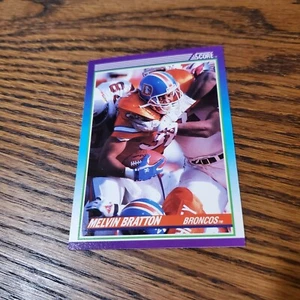 1990 Score Denver Broncos Football Card #133 Melvin Bratton RC - Foto 1 di 2