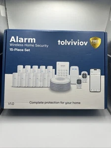 Tolviviov Wireless Alarm System 15-Piece Set Home Security Kit SEALED MSRP$139 - Picture 1 of 2