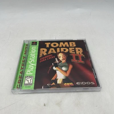 Tomb Raider II (PS1) PlayStation 1 - Completo na caixa maiores sucessos testados - Imagem 1 de 4