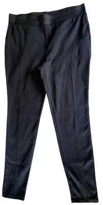 Michael Kors Leggings Womens Large Black Stretch Pull On Slim Fit Yoga Pants - Image 1 of 4