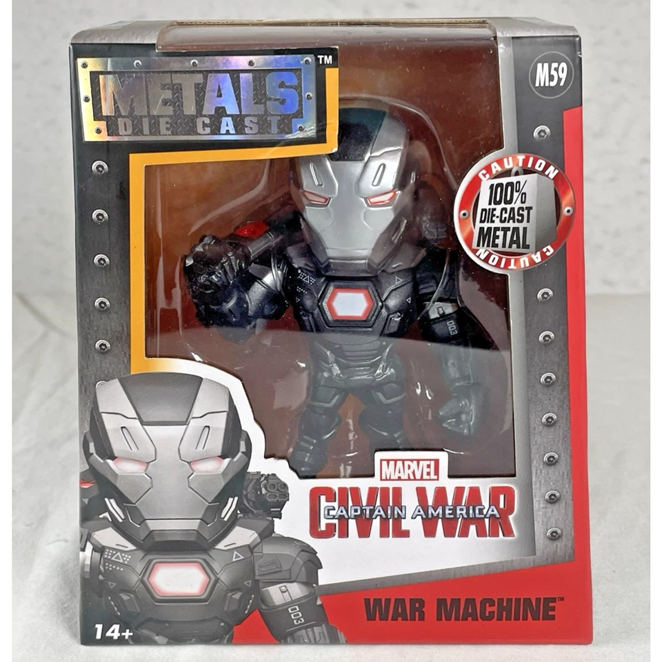6-дюймовая металлическая литая военная машина Jada Toys Captain America Civil War M59 - Изображение 1 из 4