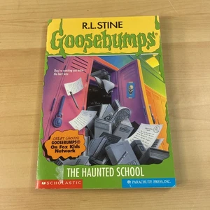 Goosebumps #59 The Haunted School RL Stine True 1st Print 1997 Great Condition - Imagen 1 de 5