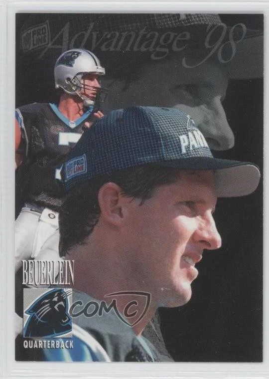 1998 Collector's Edge Advantage Steve Beuerlein #24 - Image 1 of 2