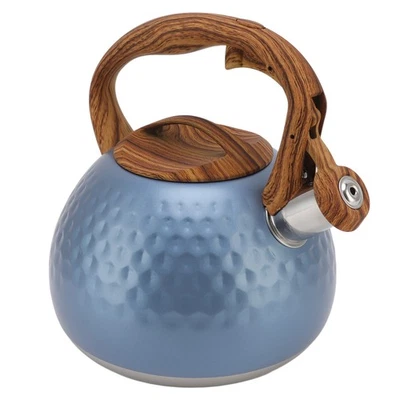 Flash Blue 3 Liter Whistling Tea Kettle Teapot With Handle For Induction Sto HOT - Image 1 of 4