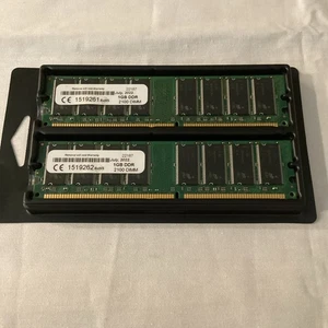 Zwei 1GB DDR 2100 DIMM Speichermodule (2GB INSGESAMT) NEU - Bild 1 von 6