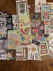 Bastel-/Sammelalbum Geburtstag Aufkleber 26 Packungen über 200 Sticker - Bild 1 von 5
