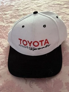 Toyota Motorsport Vintage weiß schwarz NISSUN Kappe Baseballmütze gebraucht, in einwandfreiem Zustand - Bild 1 von 7