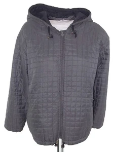 Silvy Jacke Herren grau Größe 44 Kapuze Reißverschluss gesteppt Winter - Bild 1 von 12