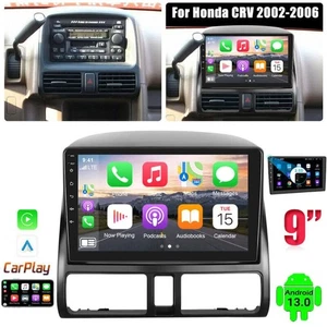 9" Carplay 2+32GB For Honda CRV 2002-2006 Android 13.0 Car Stereo Radio GPS WIFI - Bild 1 von 14