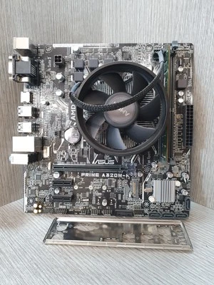 AMD Ryzen 3-2200G @ 3.5GHz 4GB DDR4 ASUS A320M-K Combo Grade B EH3006 - Image 1 of 4