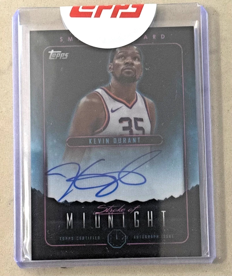 KEVIN DURANT 2024 Topps Midnight Stroke of Midnight Auto - image 1 of 2