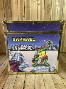 TMNT Teenage Mutant Ninja Turtles Holz 16" Spielzeugkiste Vintage 1989 1990 SAUBER - Bild 1 von 19