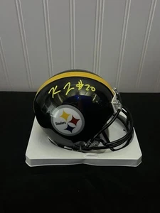Kaleb Johnson Signed Pittsburgh Steelers Mini Helmet Beckett - Picture 1 of 4