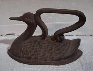 Schwan Eisen Gusseisen Haus Sammlerstück schwere Kleidung - Bild 1 von 2
