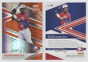 2020 Panini Elite Extra Edition Aspirations Orange /149 Welbin Francisca #185
