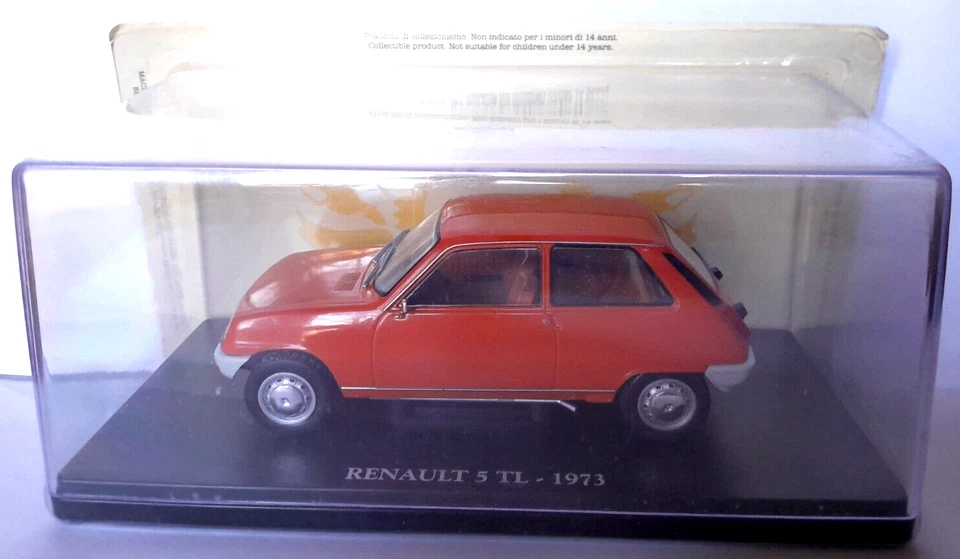 #010) DIE CAST AUTO VINTAGE - RENAULT 5 TL 1973 - scala 1:24 - Immagine 1 di 1