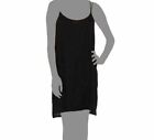 $120 Vans Women's Black Night Riot Strappy Sleeveless Hi-Lo Slip Dress Size XS
