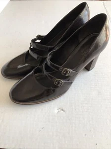 Simply Vera | Vera Wang Celebrate Brown Patent Leather Pumps Size 10M - Picture 1 of 7