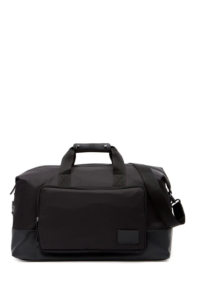 Bolso de Lona CALVIN KLEIN Algodón Nylon NEGRO PRECIO DE VENTA SUGERIDO POR EL FABRICANTE: $248 Nuevo Con Etiqueta Foto 1 de 4