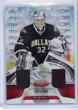 2011-12 Certified Mirror Red Materials Dual Jersey #46 Kari Lehtonen /150 *S6324