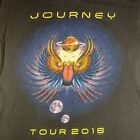 Journey 2016 Concert Tour Double Sided size Med Black T Shirt Classic Rock Tee