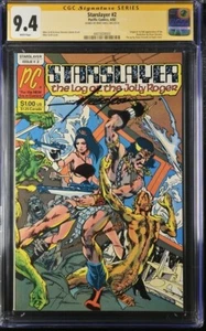 Starslayer (1982) # 2 (CGC 9.4 SS) Signed Mike Grell pacific comics * - Picture 1 of 2