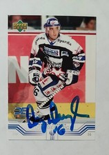 2001-02 Upper Deck German DEL #123 In Person Auto Doug Derraugh Kassel Huskies