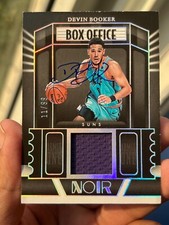 2022-23 PANINI NOIR Devin Booker Jersey Material Cut Card Autographed 11/99