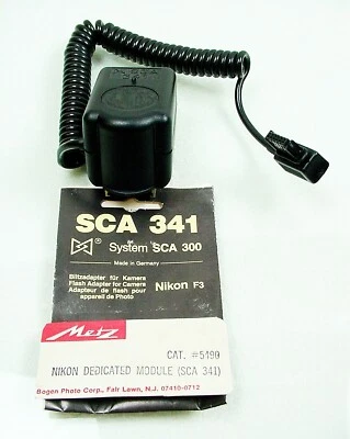 Metz Flash Module SCA 341 TTL for Nikon F3 - 45CL 1, 3, & 4, 32CT4 & 60CT4 | NOS - Image 1 of 4