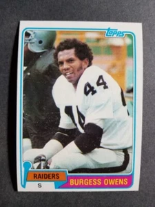 1981 Topps BURGESS OWENS card # 429   [card 15] - Picture 1 of 2