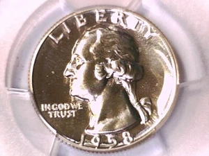 1958 Proof Washington Quarter PCGS PR 67 42446252 - Picture 1 of 3
