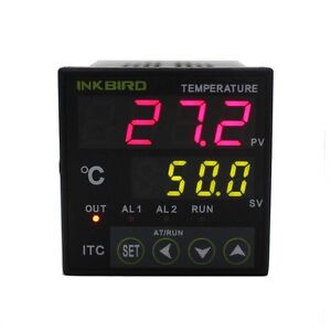 ITC-100VH PID Temperature Controller Inkbird Refrigerator Heating 100V~240V AC 