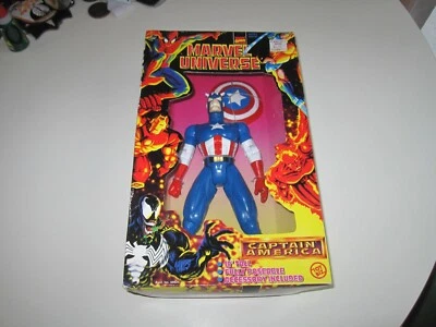 Marvel Toy Biz Capitán América 1997 sin usar, en caja original, bis Foto 1 de 4