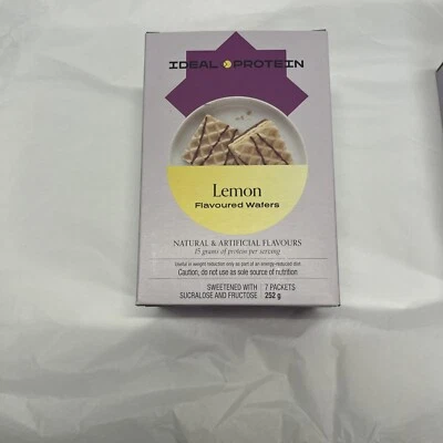 Ideal Protein 1 caja de obleas de limón BB 31/03/2026 envío gratuito Foto 1 de 2