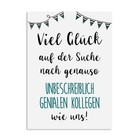 Postkarte Jobwechsel Geschenk Kollegen Abschied Karte Kollege Kollegin Geschenk