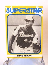 Hank Aaron 1980 TCMA Superstar #34 - Atlanta / Milwaukee Braves - HOF