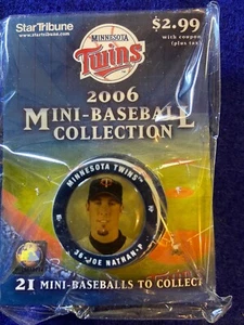 2006 Twins Mini Baseball, Star Tribune, Joe Nathan, kostenloser Versand! - Bild 1 von 1