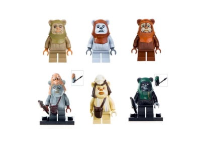 Ewok Figure lot (6 figure set) - Image 1 of 4