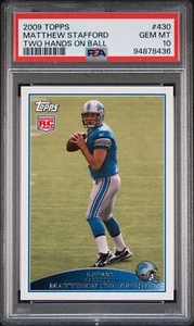 2009 Topps 430 Matthew Stafford | Ball On Hands Two Rookie - Picture 1 of 2