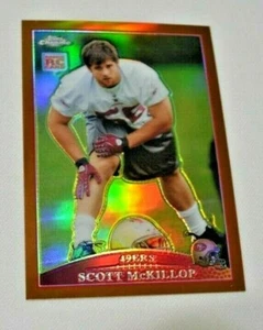 Topps 2009 cromo - Scott McKillop lb 49ers TC207 refractor de cobre 006/649 - Imagen 1 de 4