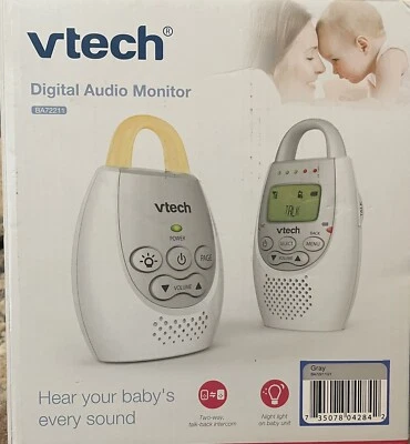 VTech BA72211 Digital Audio Monitor 1000 Ft Range Vibrating - Pink (New Sealed) - Image 1 of 4