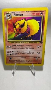 Flareon English Rare Vintage Pokemon Card Good Jungle - Bild 1 von 2