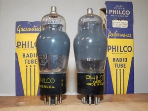 Philco NOS/NIB 6F8G vacuum tubes tested and guaranteed - Picture 1 of 2