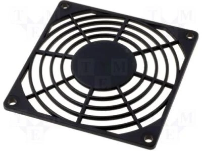 Lüftergitter 80x80 mm 80mm Lüfter Gitter Kunststoff geschraubt - Bild 1 von 2