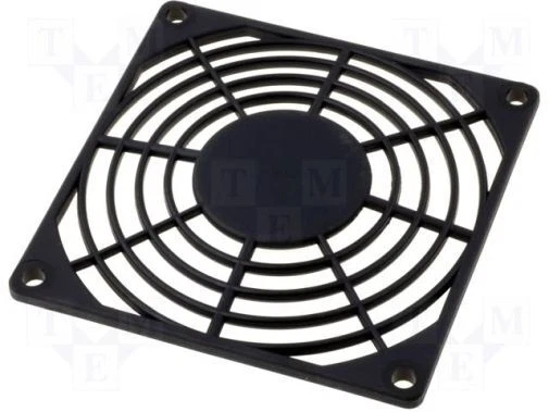 Kunststoff Lüftergitter mit FILTEREINSATZ 80x80mm 80mm