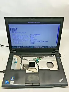 Lenovo ThinkPad L412 Core i3 Laptop For Parts Boots No Keyboard/HDD/DVD/Batt JR - Picture 1 of 10