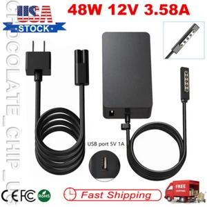 Adaptor Charger For Microsoft Surface Pro1/Pro2/RT Windows 8 Tablet 10.6 Adapter - Picture 1 of 13