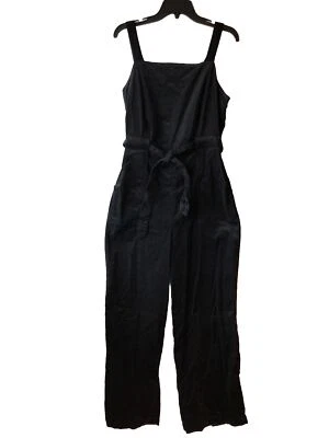 COPPER KEY Girl’s Size XL Overalls Thin Wale Corduroy Black Cotton Spandex - Image 1 of 4