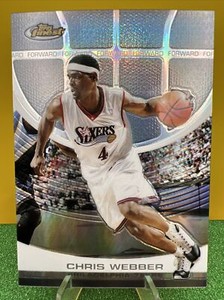 2005-06 Topps Finest Basketball #87 Chris Webber Refractor Parallel SP #/349